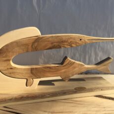 Drewniane trofea wędkarskie
